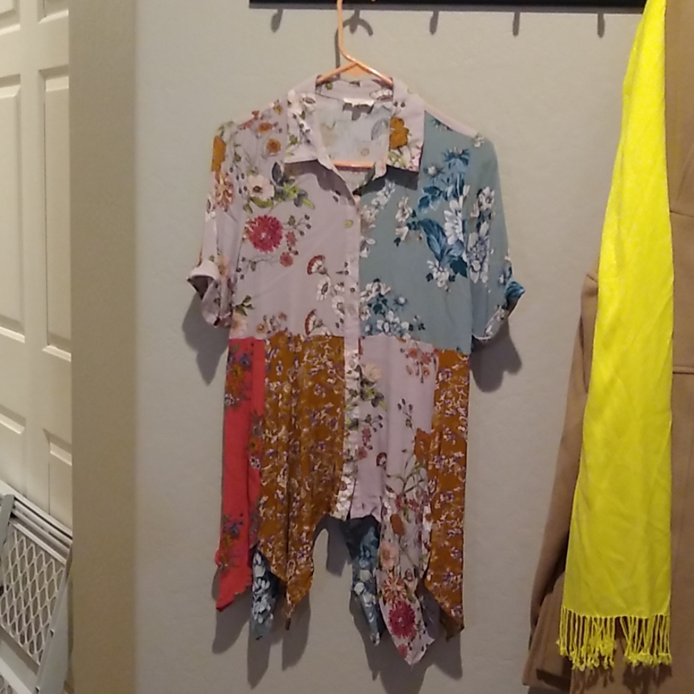 Flowered blouse
